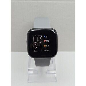 Fitbit Versa 2 Smartwatch Gray 40mm Alexa WR50M Always On Display No Charger